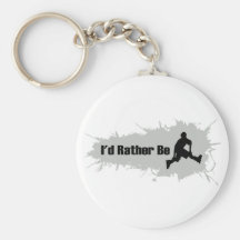 I'd Rather Be Rollerblading Keychains