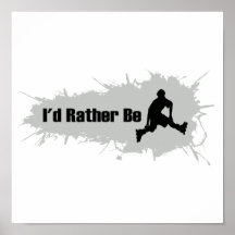 I'd Rather Be Rollerblading Print