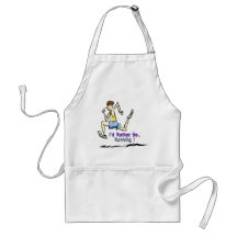 I'd Rather Be Running Aprons