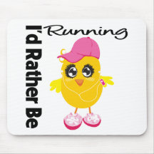 I'd Rather Be Running Mousemats