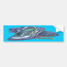 I'd Rather Be Running - Sneakers Bumper Sticker
