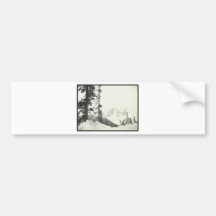 I'd rather be skiing bumper sticker