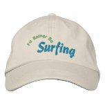 I'd Rather Be Surfing Embroidery Hat embroidered hats