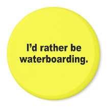 I'd rather be waterboarding magnet