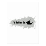 I'd Rather Be Wrestling Post Card