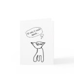 I'd say "I Love You!" - card