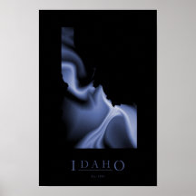 Idaho Modern Map Poster