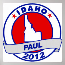 Idaho Ron Paul Print