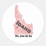 Idaho Round Sticker
