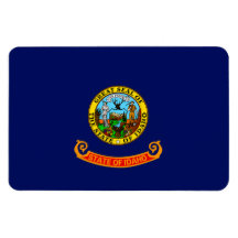 Idaho State Flag Rectangle Magnets