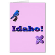 Idaho State Greeting Card
