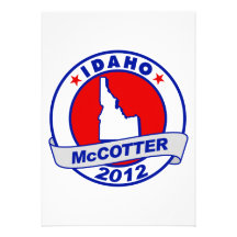 Idaho Thad McCotter Personalized Invitations