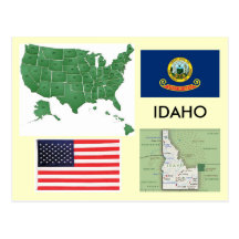 Idaho, USA Post Card