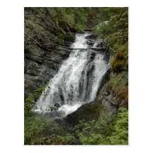 Idaho/Washington Waterfall Postcard
