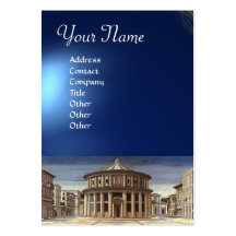 IDEAL CITY ,bright blue sapphire Business Card