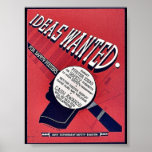 Ideas Wanted posters