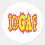 idgaf I Don't Give A F*ck Stickers