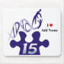 IDIC15 Blue Puzzle Mousepad Customize