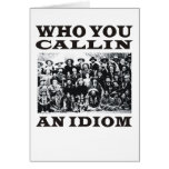 Idiom Card