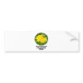 Idiosyncratic Pollinator Inside Bee On A Dandelion Bumper Sticker