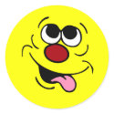 Idiot Face: Can you hear your village calling? stickers