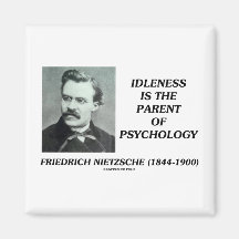 Idleness Is The Parent Of Psychology Magnets
