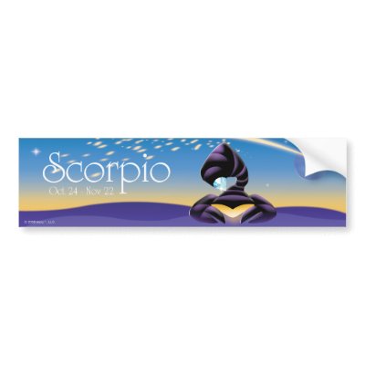 Idolz Scorpio Bumper Sticker by my_idolz