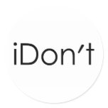 iDont stickers