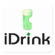 iDrink (Shamrock) Sticker