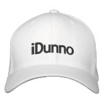 iDunno embroidered hats