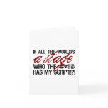 If all the world's a stage ... cards