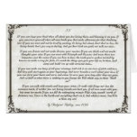 IF =  an Inspiring Poem for Young Men Cards