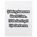 If Being Awesome Was A Crime.. flyers