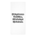 If Being Awesome Was A Crime.. Rack Card Design