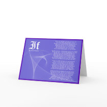 IF by Rudyard Kipling Purple