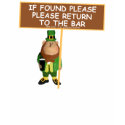 If found please return to the bar Irish t-shirts