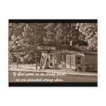 If God sends us on strong paths, postcards
