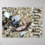 If God sends you down a stony path, posters
