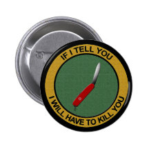If I Tell You Pinback Button