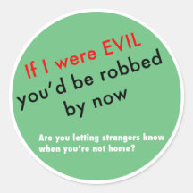 If I were Evil... Sticker