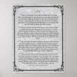 IF Inspiring Poem for Young Men by Rudyard Kipling Print