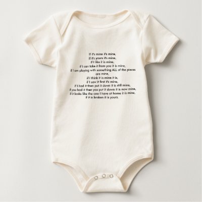 If it's mine it's mine,if it's yours it's mine,... shirt by number31