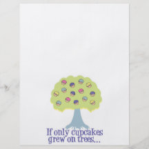 If only Cupcakes on Trees Flyer