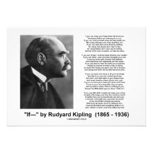 "If— " Poem By Rudyard Kipling Invite