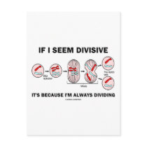 If Seem Divisive It's Because I'm Always Dividing