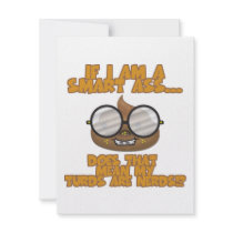 if smart ass turds nerds custom invite