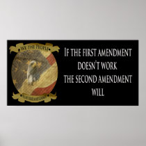 If the 1st ammendment doesn't work the 2nd will