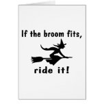 If The Broom Fits Ride It cards