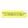 If the foetus you save is gay...?