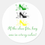 If The Shoe Fits Stickers, Custom Order